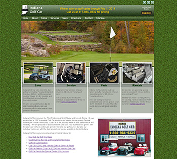 Indiana Golf Car Website