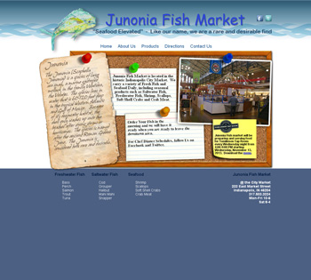 Junonia Fish Market Website